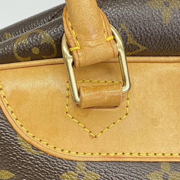 Louis Vuitton Monogram Deauville Handbag M47270 Brown Women's - Picture 8 of 12